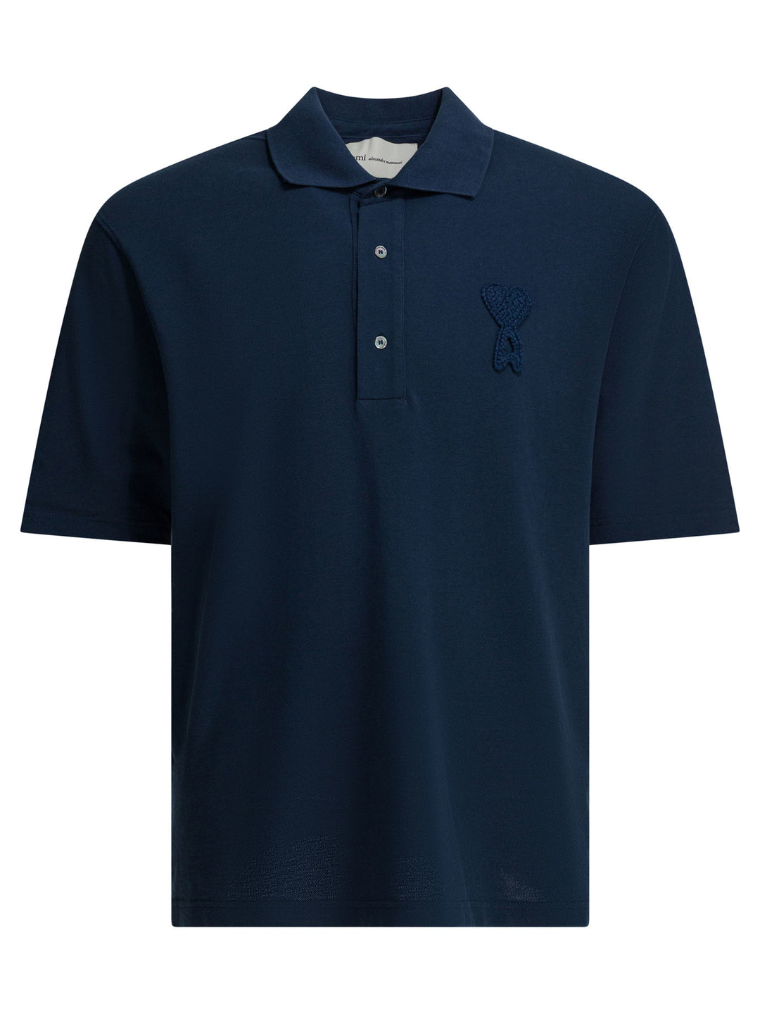 Ami Paris Polo Shirt With Buttons And Logo Polo shirts - Blue | eeaa302d47c52edeaac09b61624af1ac4ea30303