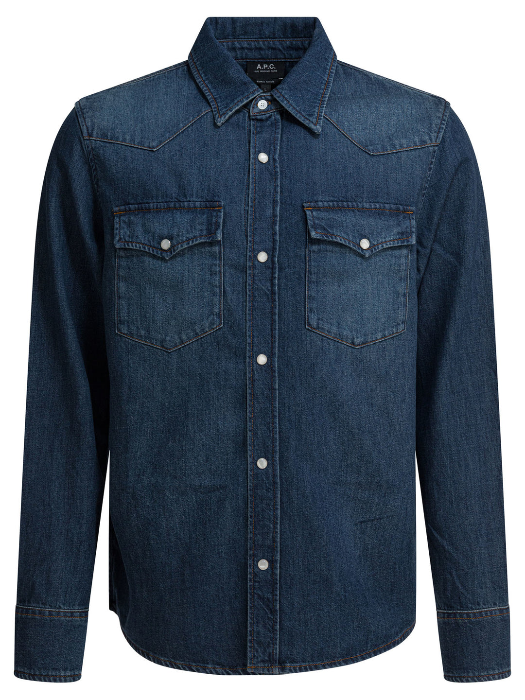 A.P.C. Western Denim Shirt Shirts - Blue | 1f93c6402b305c8c0bf377dda76fa1385ec0209e