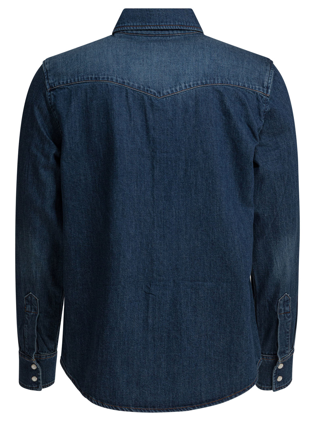 A.P.C. Western Denim Shirt Shirts - Blue | a89da53a64bbc8383401fb90abcebd1aaca8d98e