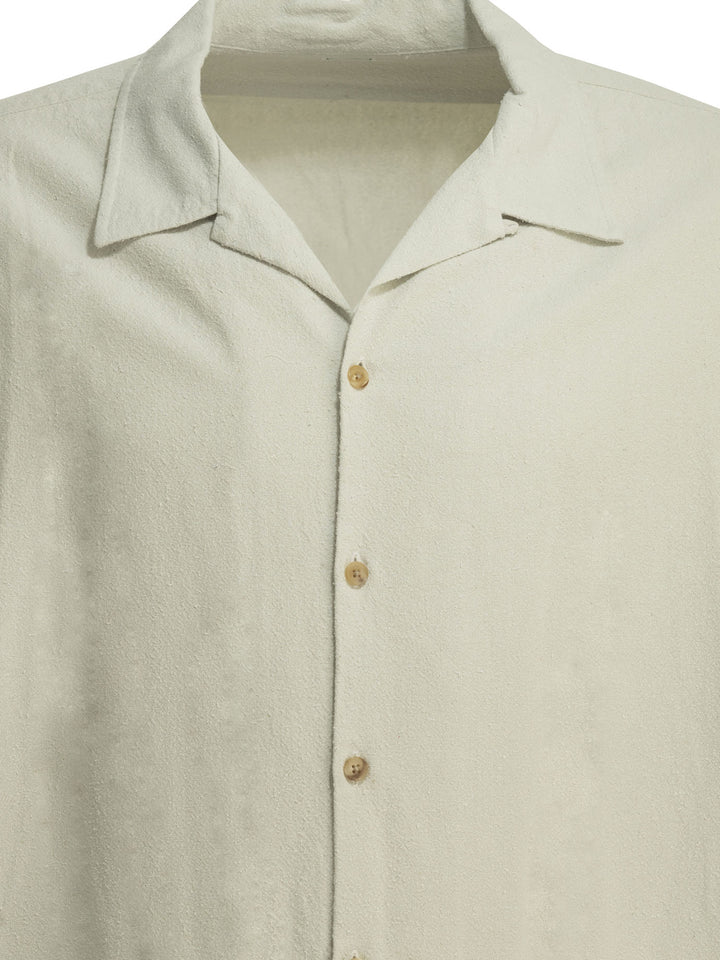 A.Presse Casual Silk Shirt Shirts - Grey | 8bb535ed032dd9d359044c3f3489ad08f89f9925