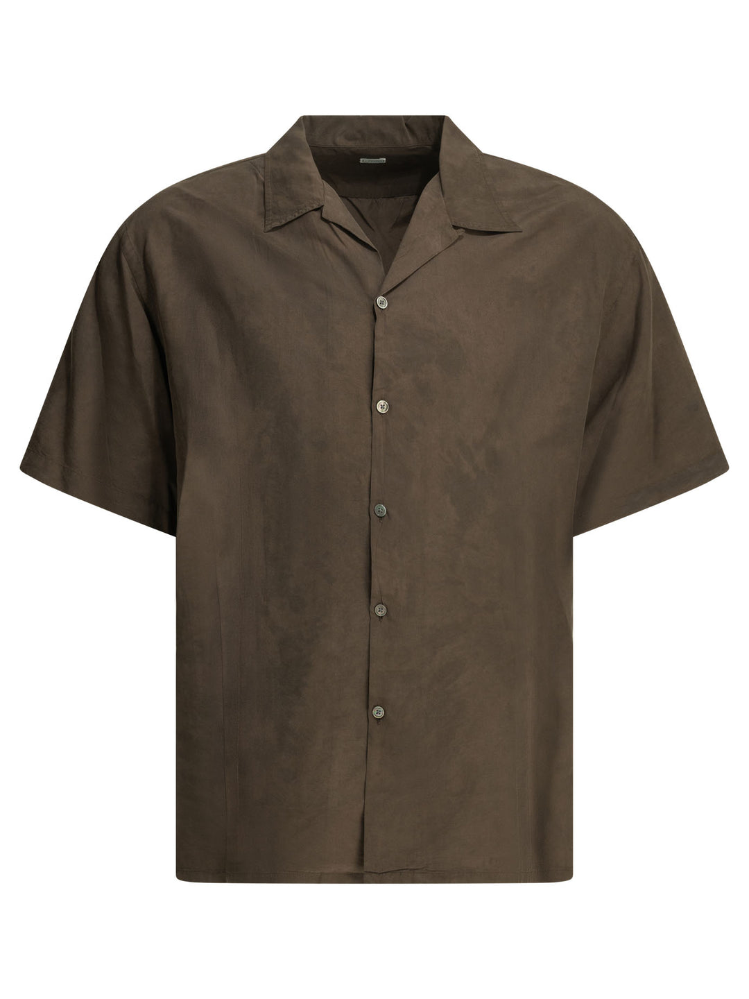 A.Presse Natural Dyed Shirts - Brown | 5f69211a9f68c5ee2a2238422e235e8be04f6d0e