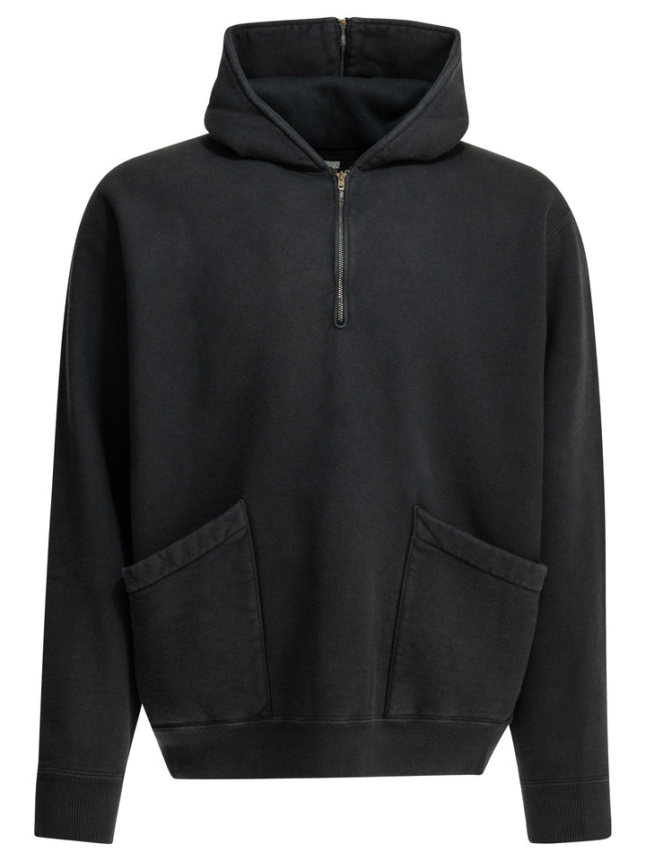 A.Presse Half Zipper Sweatshirt Sweatshirts - Black | 33d3226f05e73a943d5b263210963e5a20ae1616