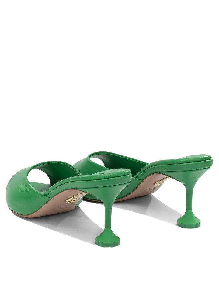 Aquazzura Bisous 65 Mm Heeled shoes - Green | a107f306814a6953f916cdac5ce8931159f0b233