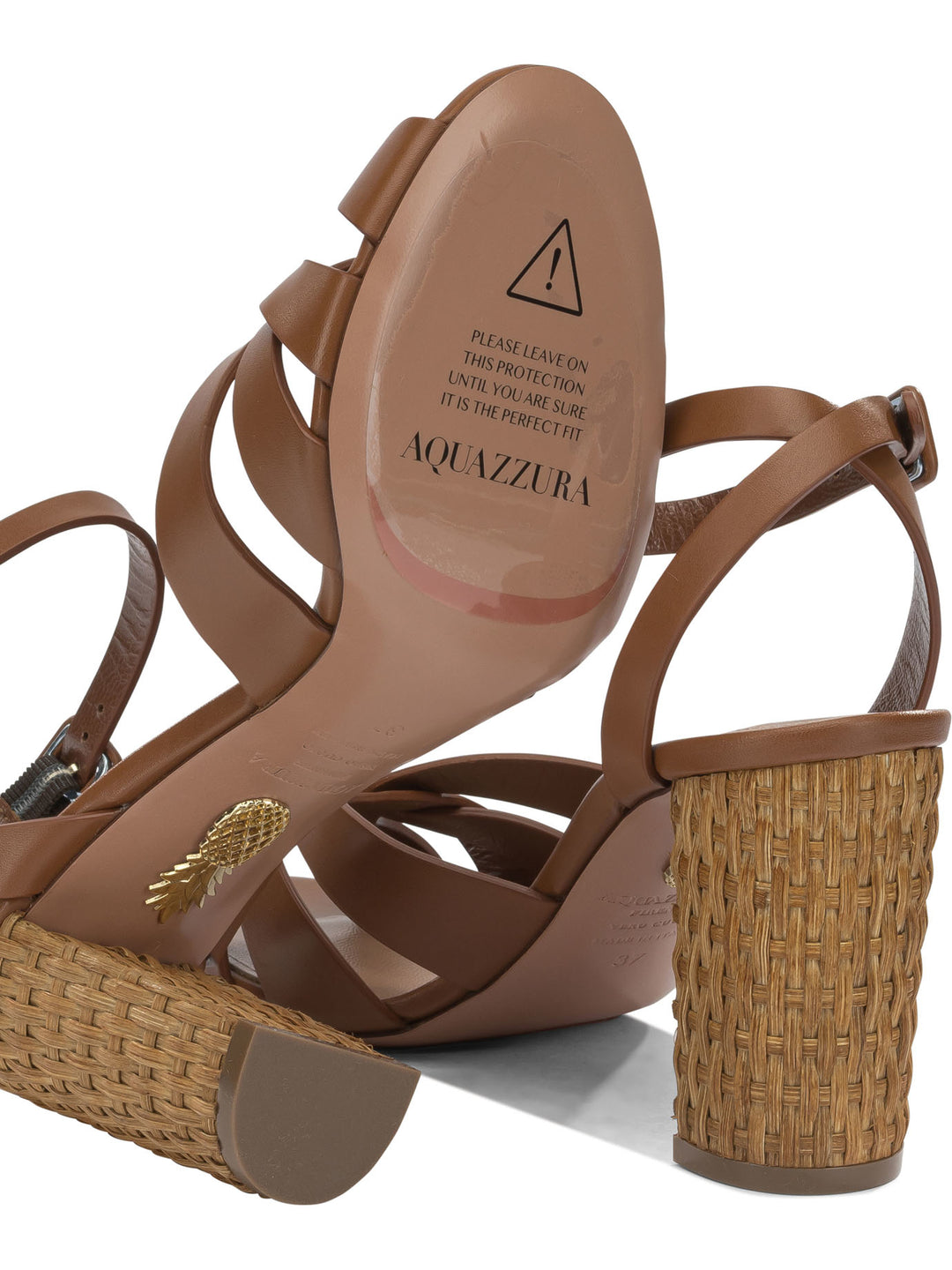 Aquazzura Copacabana 85mm Sandals - Brown | df22c90a990b094795ea45985dd5ca6cb8cf7a8d