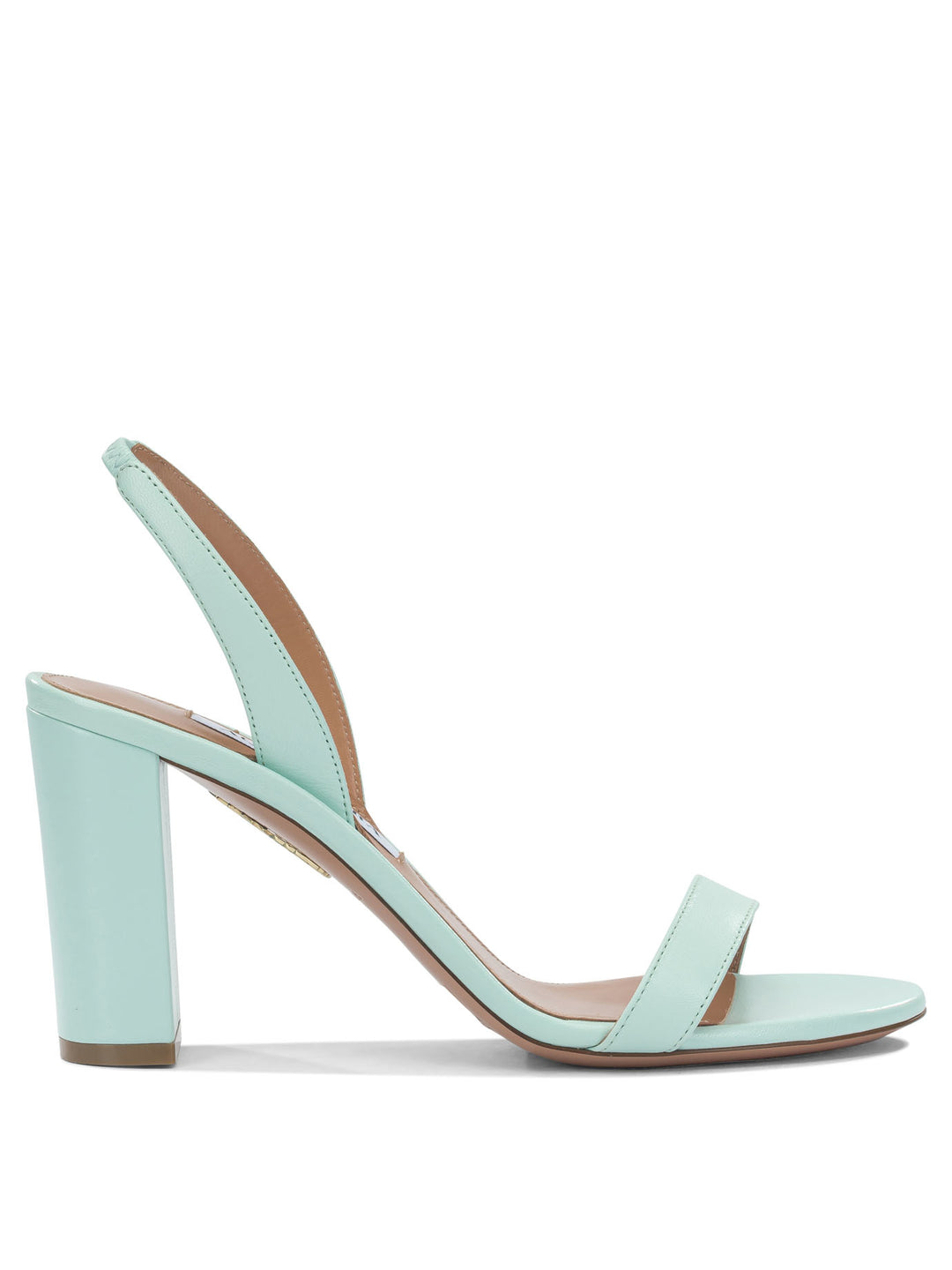 Aquazzura So Nude Block 85mm Sandals - Light blue | 602279c09e7bbf5f4328cb26e05d7c6a6d382299