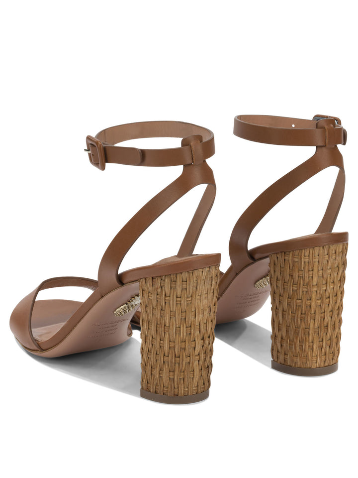 Aquazzura Sunseeker 85mm Sandals - Brown | b48cb21589473148e1be5e6821a6d5e41ab7e6e3