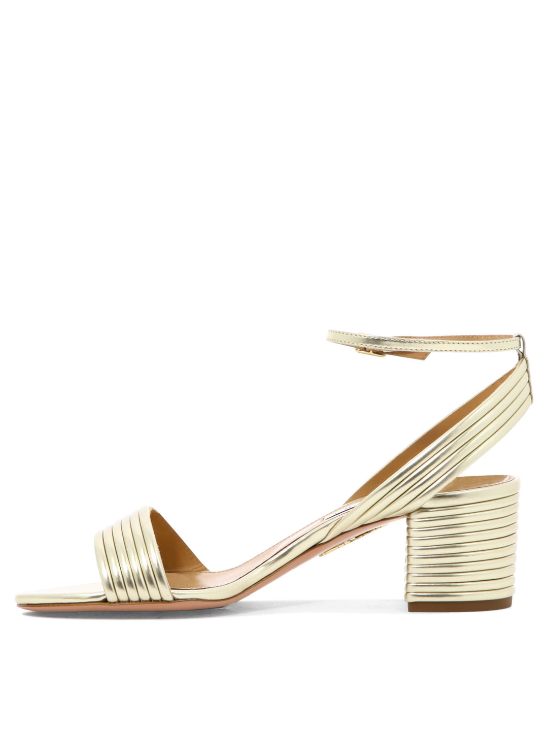 Aquazzura Sundance Sandal 50 Mm Heeled shoes - Gold | b6e00ee0ce806695ace90e597f88db8ba952fc55