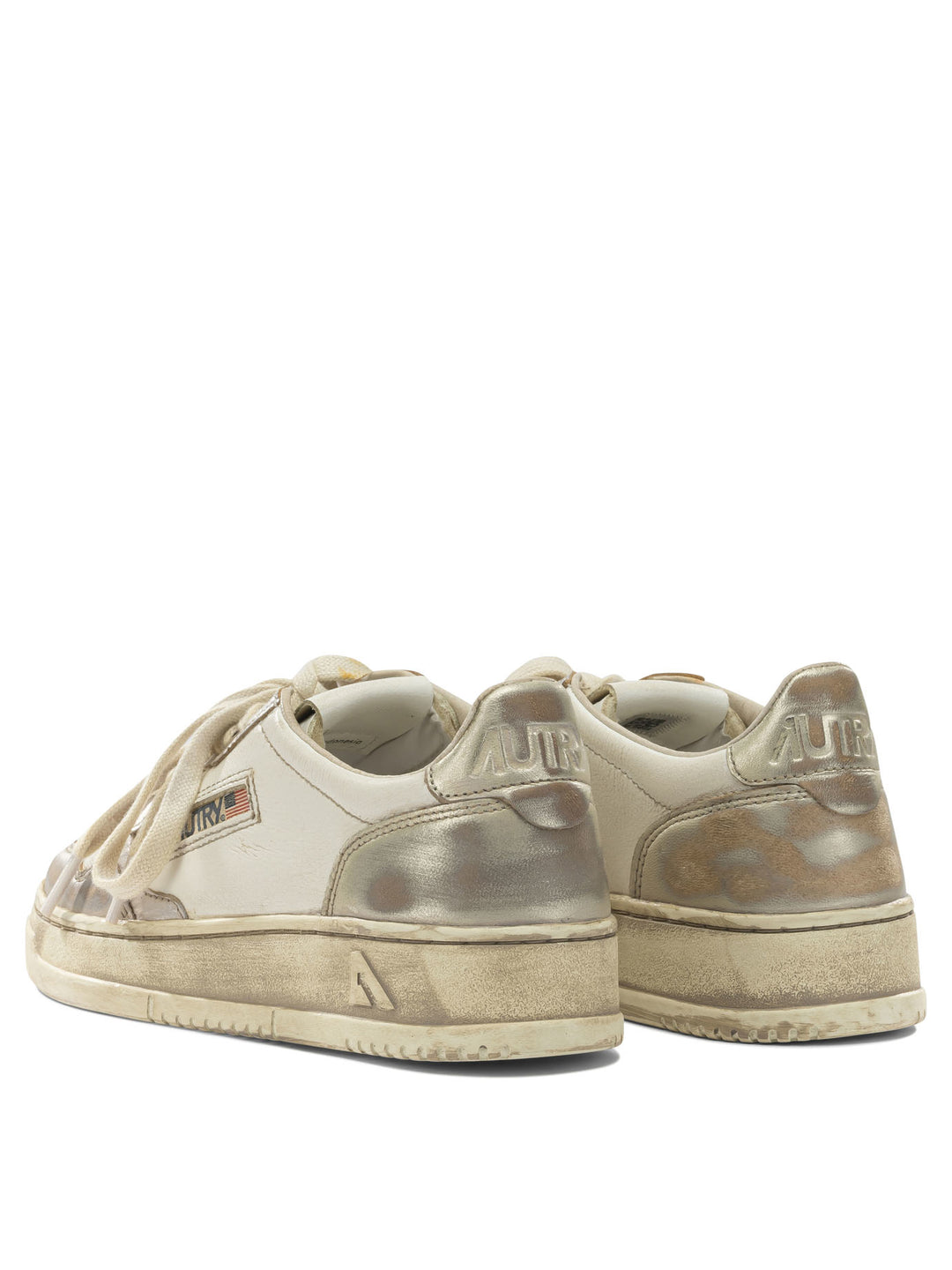 Autry Medalist Low Super Vintage Sneakers & Slip-On - Silver | 4f077c9007957c911417505ff79688ec4b760fd0