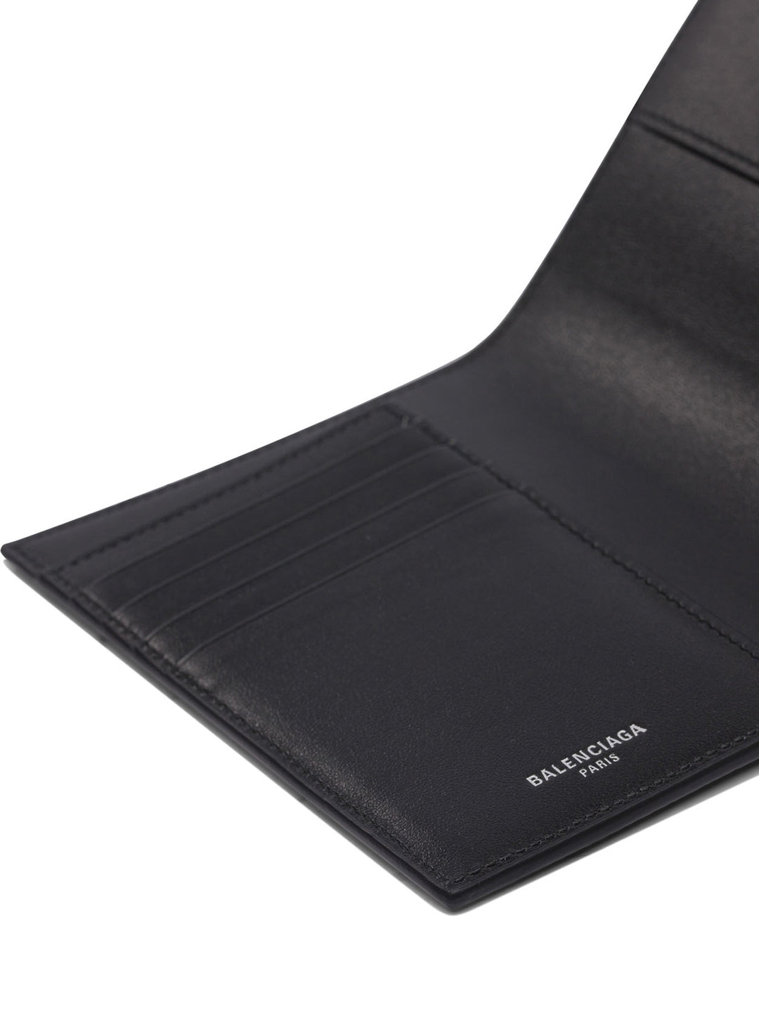 Balenciaga Leather Passport Holder Wallets & Card holders - Black | ac8e7379f04b9b7fc9f71296c34854bcc0c4f656