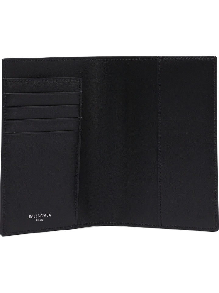 Balenciaga Leather Passport Holder Wallets & Card holders - Black | 3a8a4318e1d6495a83098aff7f93beecbcd4814c