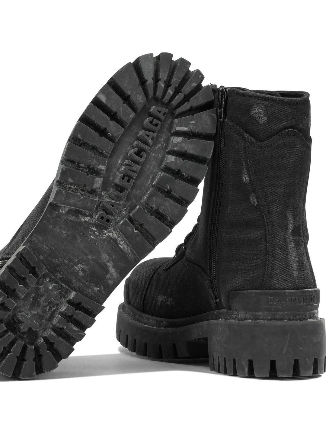 Balenciaga Combat Strike Boots and Ankle Boots - Black | 00bd1a0f9d7647d4ef5cdac0b86001920726e9a1