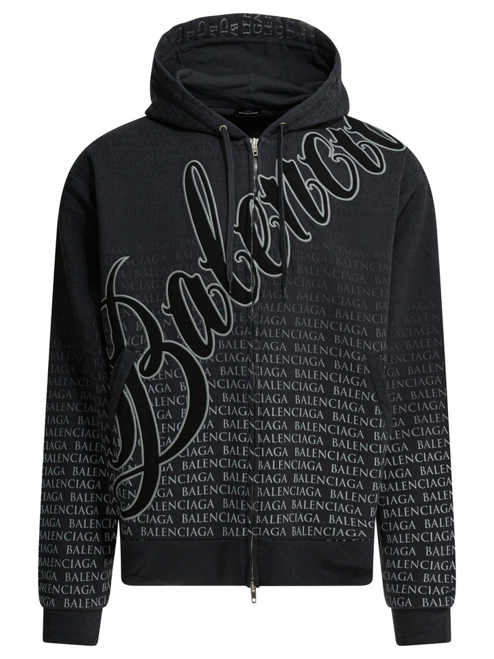 Balenciaga Big B Sweatshirts - Black | 26e3825e623d8aa6bc6eaa5f0314948020742b5e