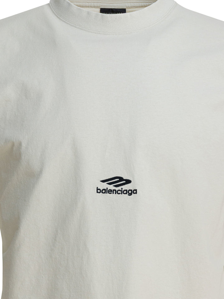 Balenciaga 3b Sports Icon T-shirts - White | 4ddc26add2e4ae5f1c13378404096c2b7008d895