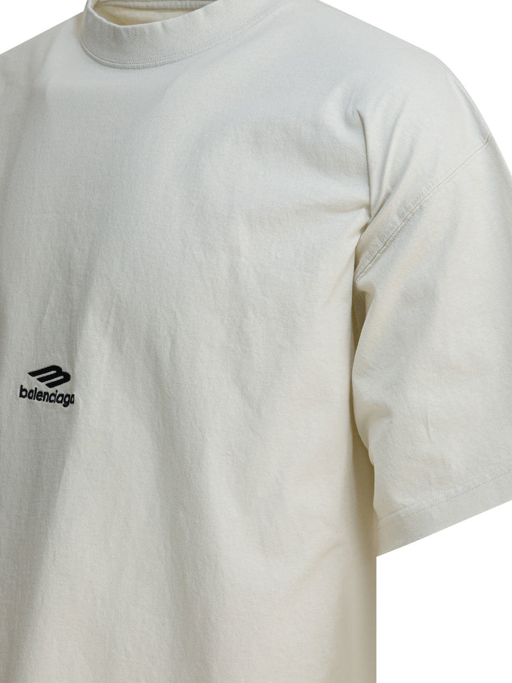 Balenciaga 3b Sports Icon T-shirts - White | 01dd7a90b45ff4f1fdd118d164fccbccd6d85e28