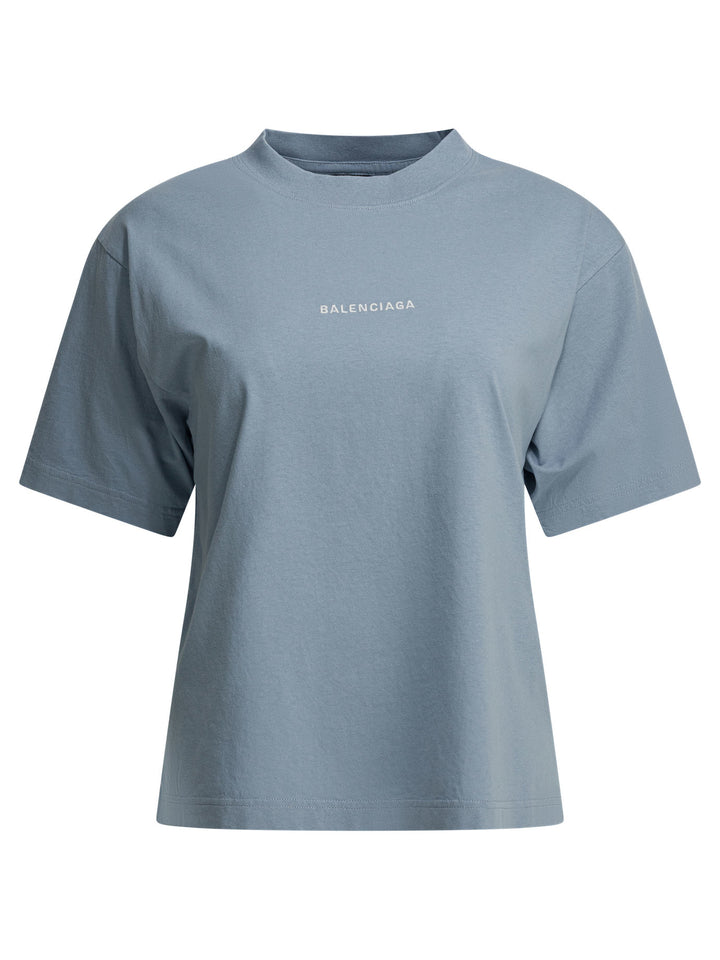 Balenciaga Balenciaga Back T-shirts - Light blue | 51e8913677d3ccb38ca4b6d66295b868d2ca8e63
