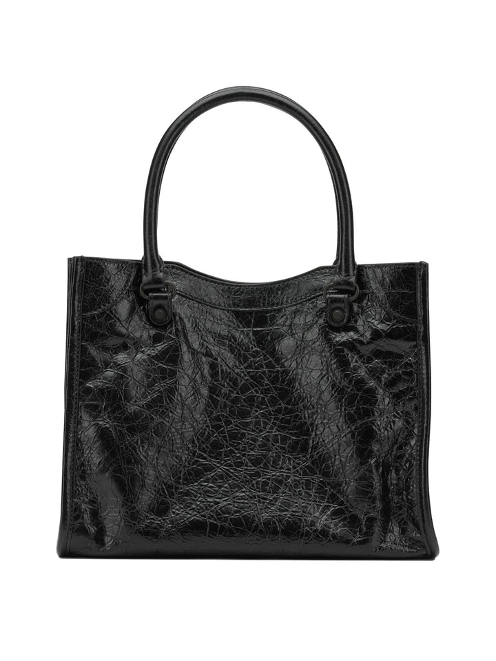 Balenciaga Le City Tote Handbags - Black | 134104d44597a3b2d090b52720b1b52a033076eb