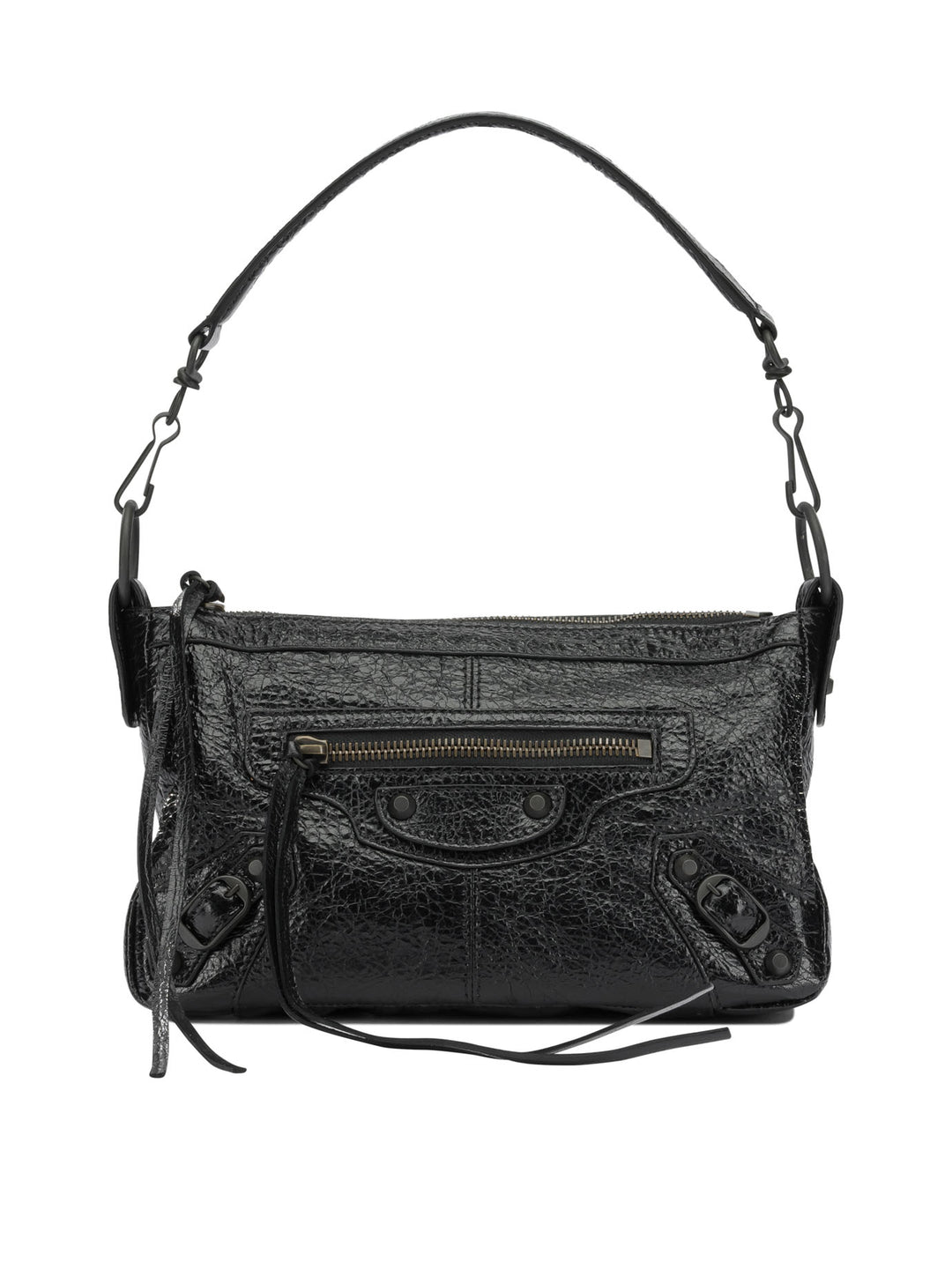 Balenciaga Le City Moto Mini Shoulder Bags - Black | 14bf9f3154f515e612b47000d0d85777333fdea4