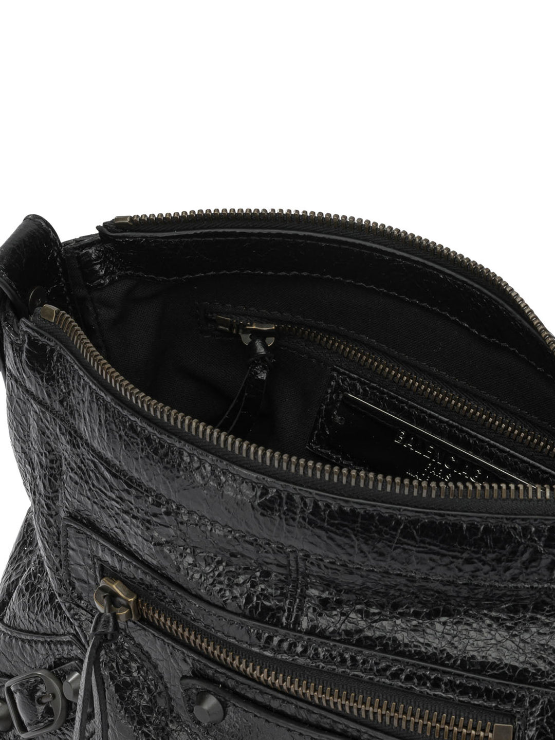 Balenciaga Le City Moto Mini Shoulder Bags - Black | 4d4dae720d61aef1c11f935c42f1d6b33c8281d4