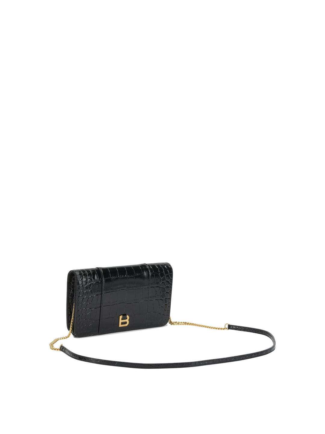 Balenciaga Hourglass Pouch - Black | 482f3a7da30f75ec1bd0ee9a9a31f8b5cf531bab