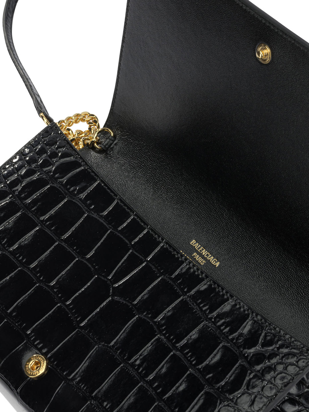 Balenciaga Hourglass Pouch - Black | 0cef8aaa36086512a281f6dabce08af6447ecf31