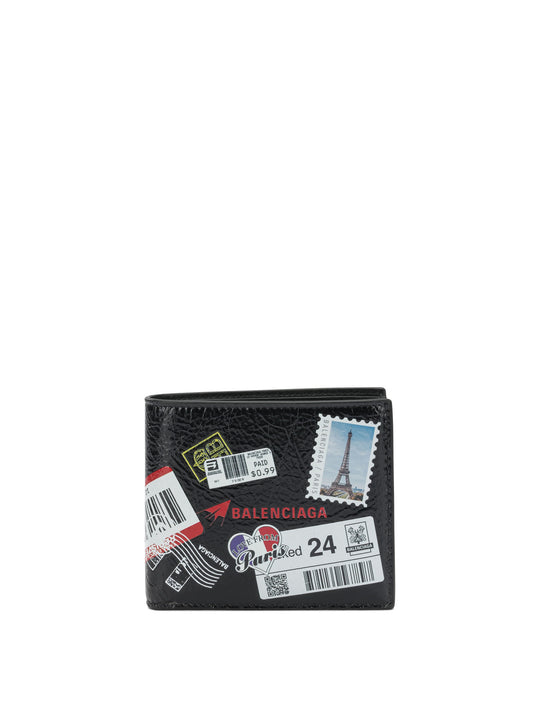 Cash Square Folded Wallets & Card Holders Black