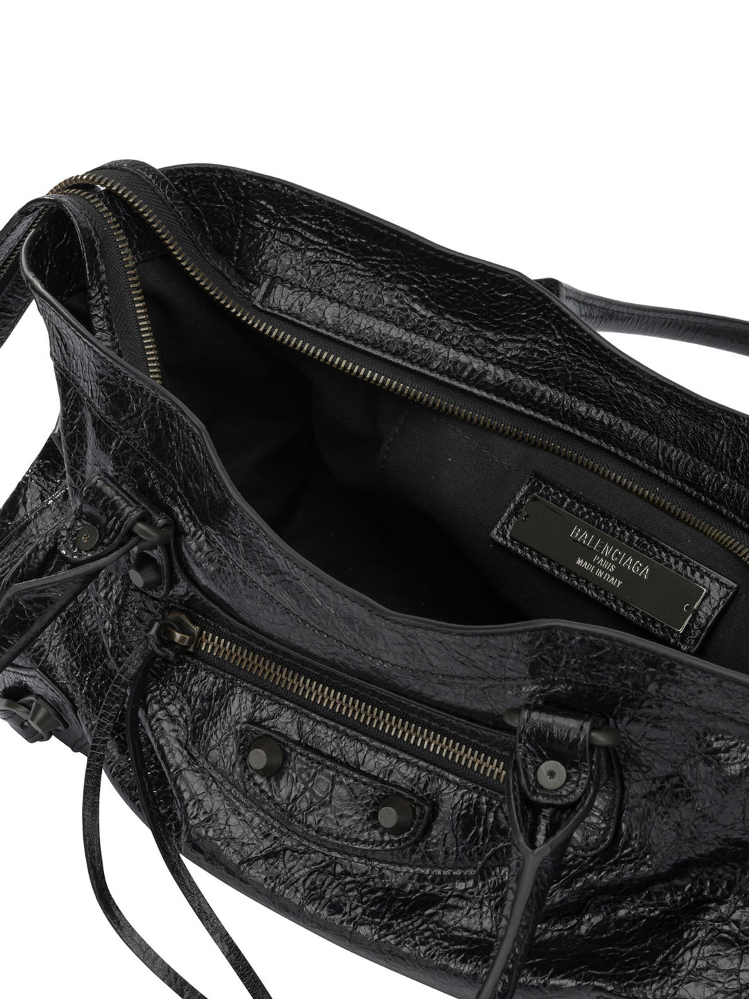 Balenciaga Le City East West Shoulder Bags - Black | f2cd7e9cf5cd6ca325a5786f7d3951fd17bfcd8f