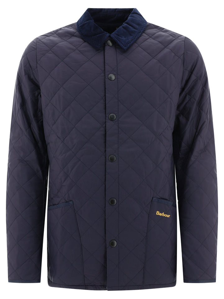Barbour Heritage Liddesdale Jackets and Coats - Blue | 007fcbde0ee8ee302a387d395d52f5aecc2b605d