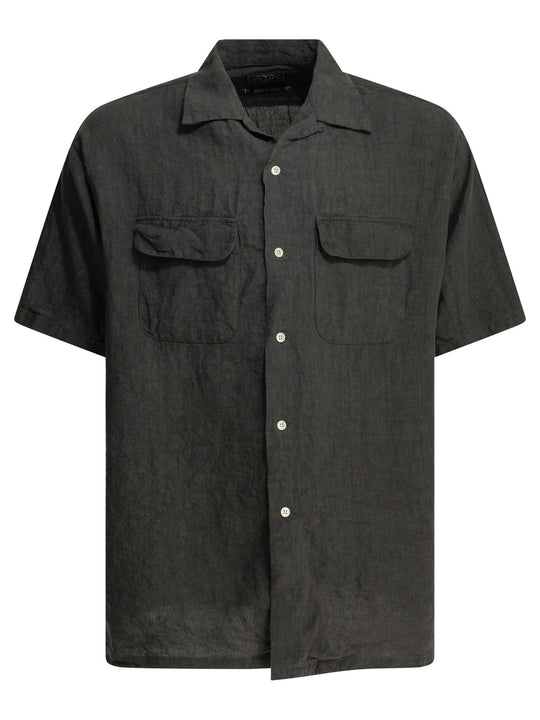 Casual Linen Shirt Shirts Brown