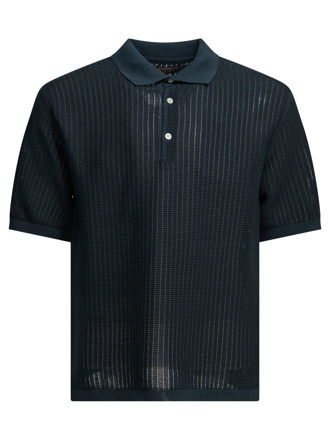 Beams Plus Polo Shirt With Buttons Made Of Washi Yarn Polo shirts - Blue | 00bd252bbe74948458048b10f0422ed7c1e0a0bf