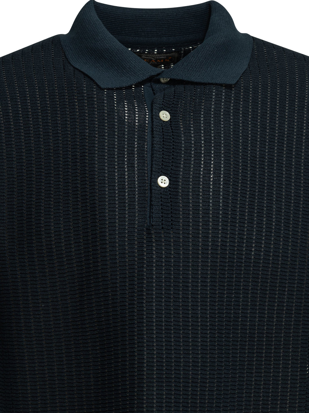 Beams Plus Polo Shirt With Buttons Made Of Washi Yarn Polo shirts - Blue | 55415ba9b48cb13537669f815e55054cdd9f329b