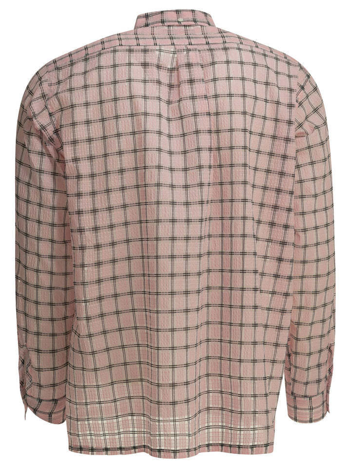Beams Plus Open Db Nylon Airy Plaid Shirts - Pink | a9fff2c5e84025cb96e6e55987571f2facc2c215