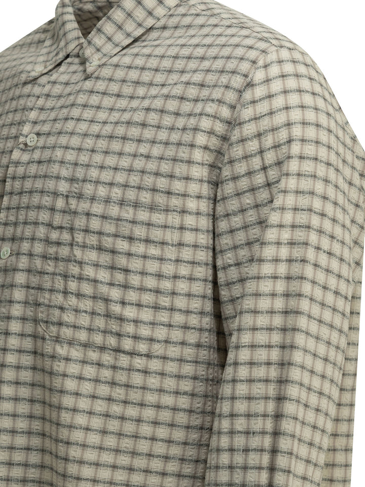 Beams Plus Open Bd Sucker Shirts - Beige | 4c1f84695c62e6f127bc76a01b568a6d0780372b