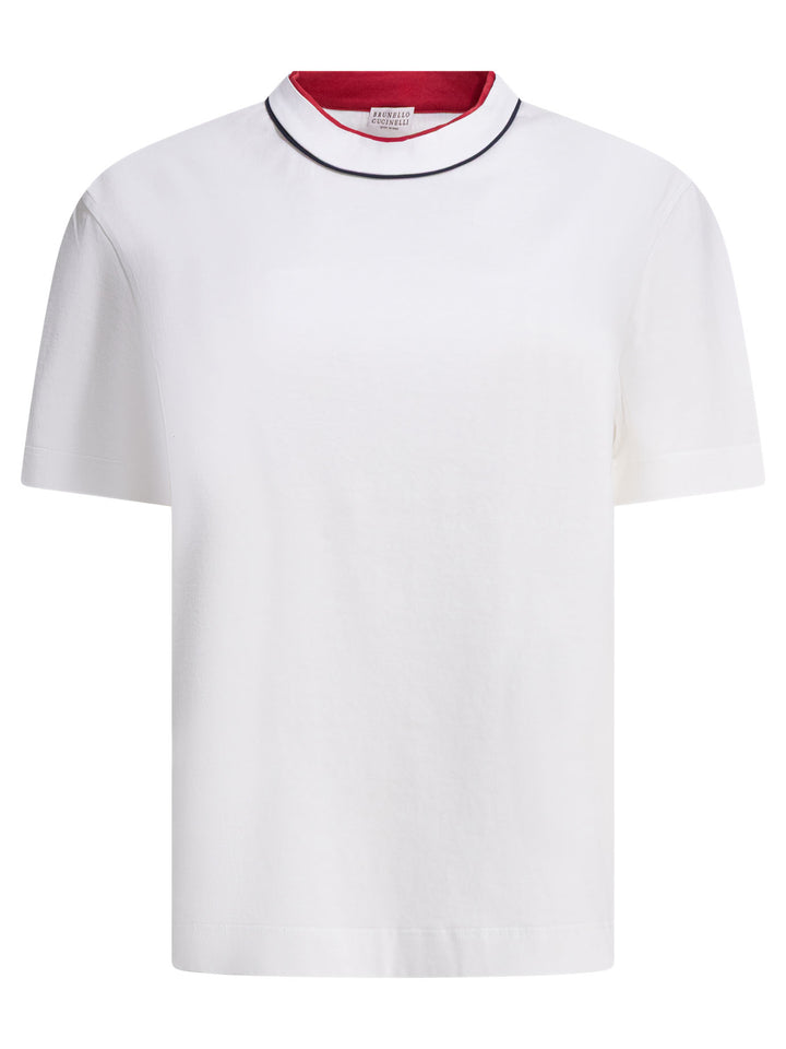 Brunello Cucinelli  T-shirts - White | 3cf7a075cffe1e136a371da9027781b7056cb781