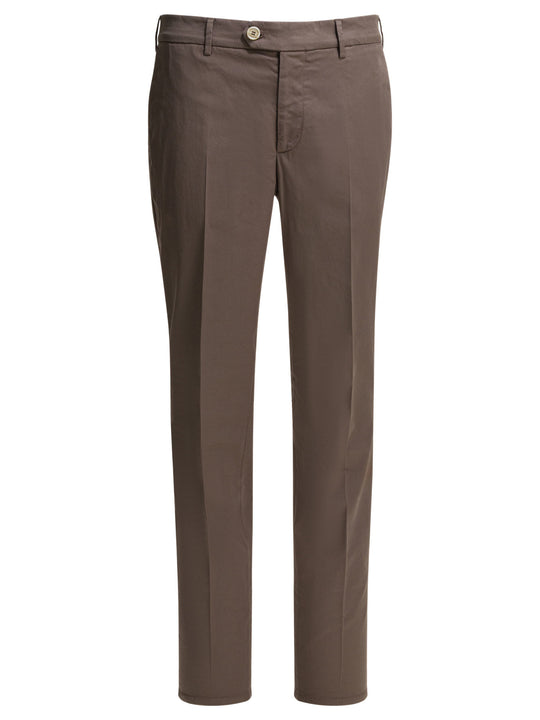 Casual Pants Trousers Brown