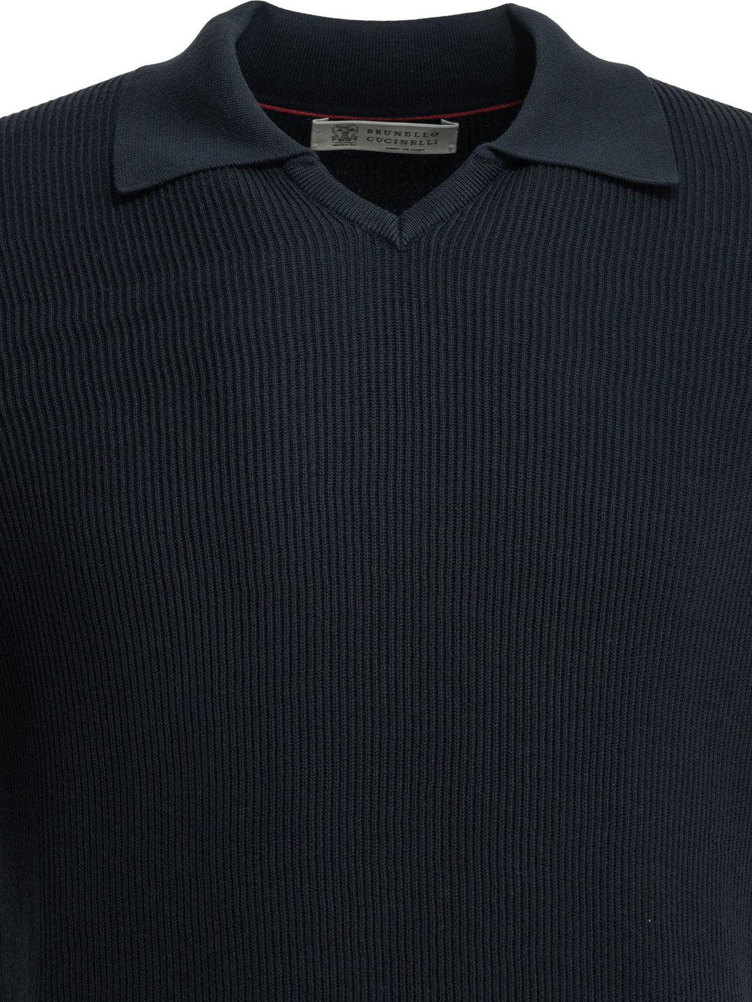 Brunello Cucinelli Linen And Cotton Polo Shirt Polo shirts - Blue | 114b9c0189b05ab736bf8b1d9dafa36d468cb2d0
