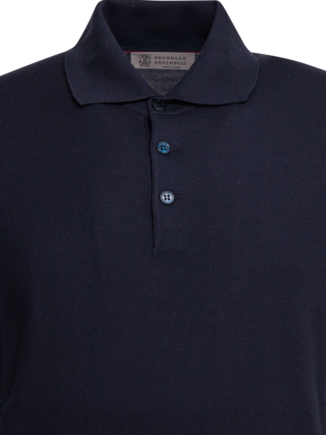 Brunello Cucinelli Cotton Button-Down Polo Shirt Polo shirts - Blue | ba426eef32fd5a81b0a534857ab2bc40bd07a0ce
