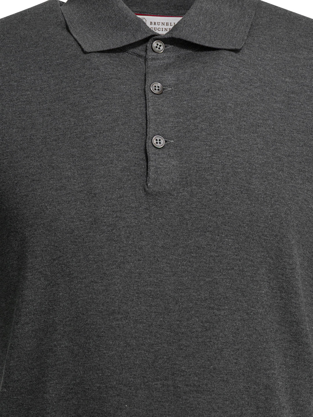 Brunello Cucinelli Polo Shirt With Buttons Polo shirts - Grey | 9ca52a557f0cfb9ee6f1090cf61158a13946e314
