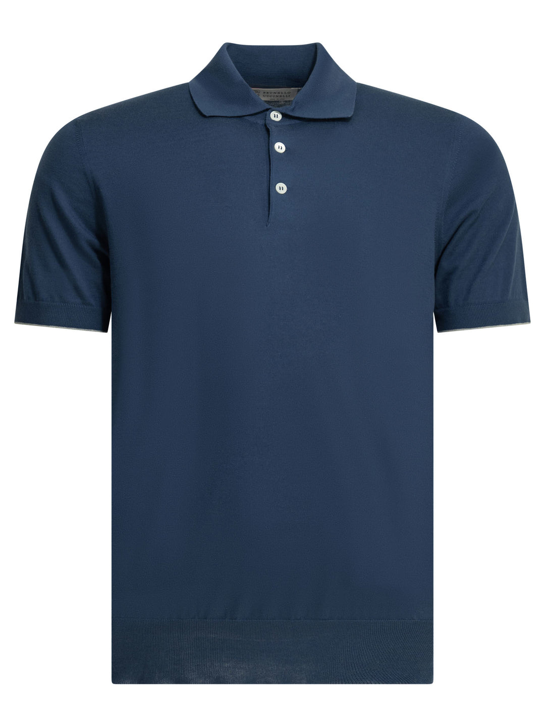 Brunello Cucinelli Polo Shirt With Buttons Polo shirts - Blue | d440b8a20a8a5a61d0ce2adc5a9d366dad1caf5a