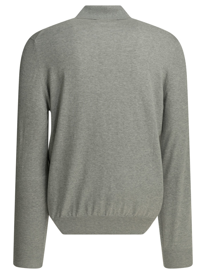 Brunello Cucinelli Polo Shirt With Buttons Polo shirts - Grey | e71e34a79079b70354fbc0297123dd985ac836bb