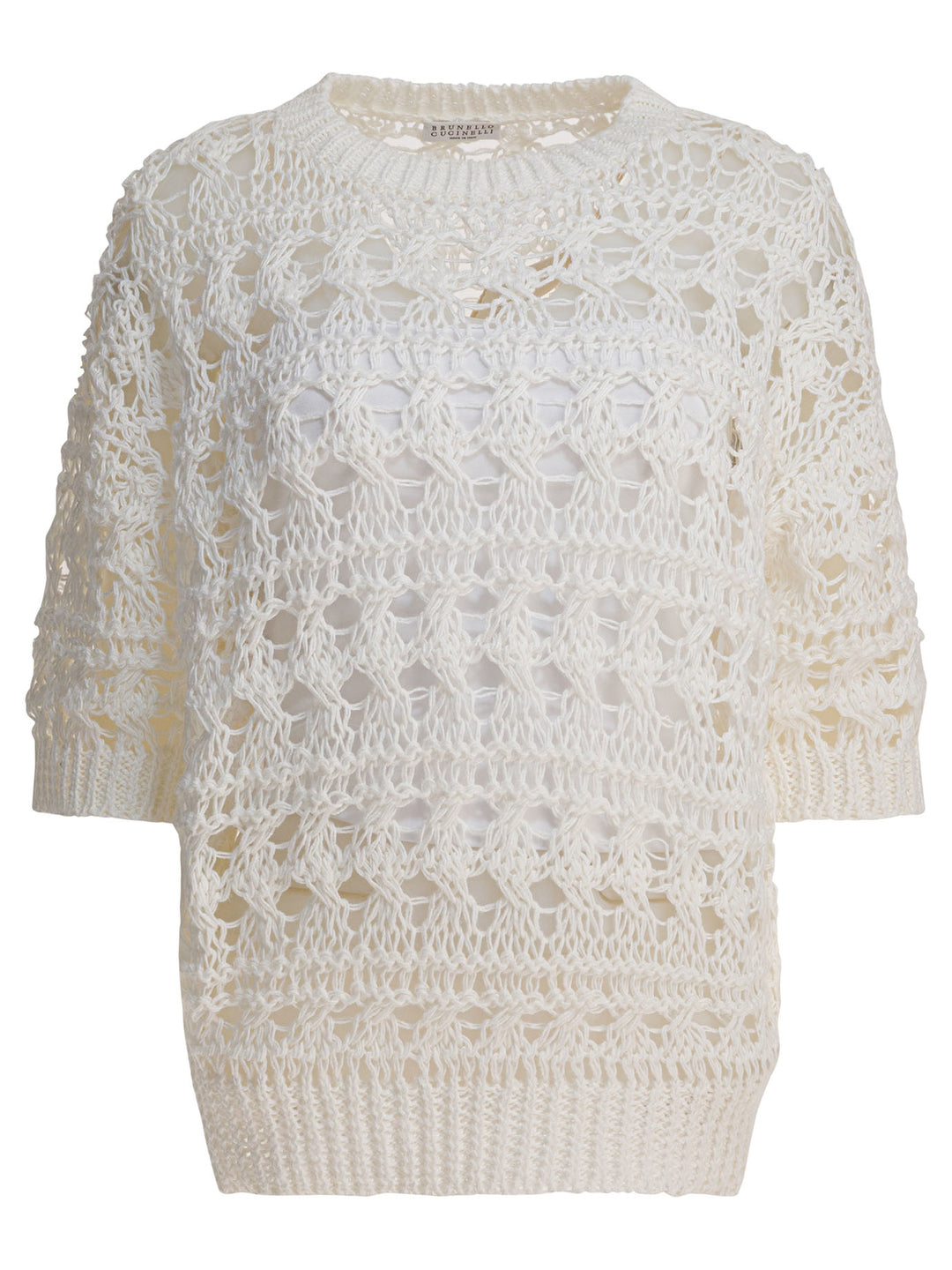 Brunello Cucinelli  Knitwear - White | c9b9fd5adef0a016668fe5d149fcf67d97ead3d8