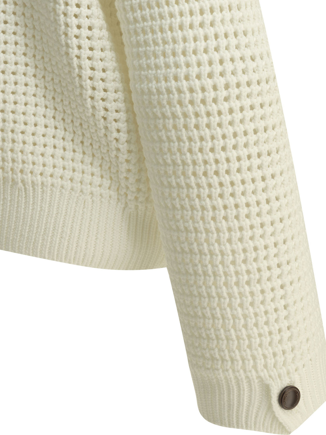 Brunello Cucinelli Cotton V-Neck Sweater Knitwear - White | a30a18df10d50e3983ec374db6dbde693ea82134