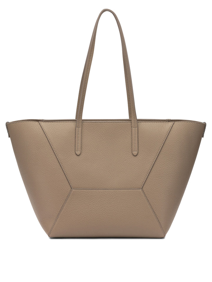 Brunello Cucinelli Bc Duo Shoulder Bags - Beige | 147a4142e25b04b8ce681ea4ff5ff5da338ecd2f