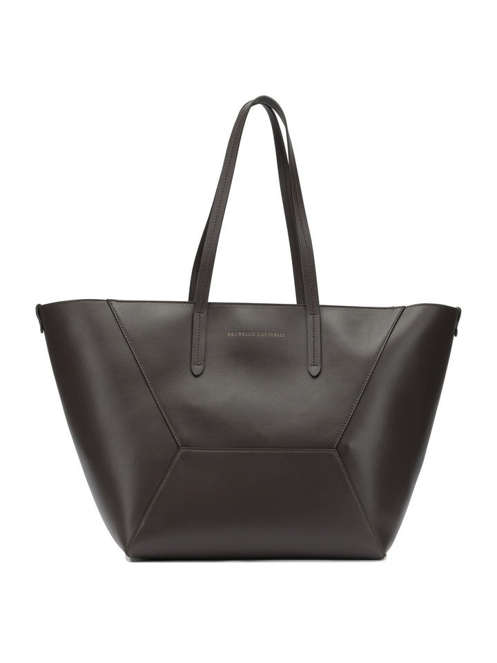 Brunello Cucinelli Bc Duo Shoulder Bags - Brown | d530be2c4fb22885da7c39af2f8e815d34d56b50