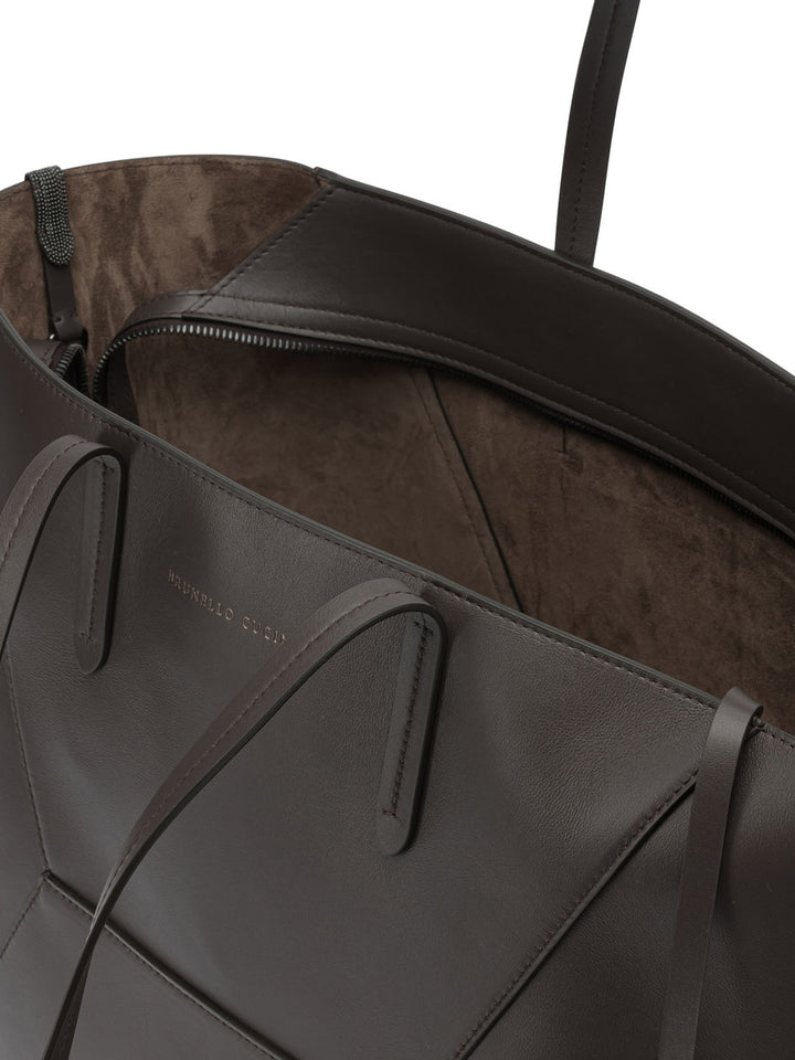 Brunello Cucinelli Bc Duo Shoulder Bags - Brown | f85469e5f695f5fdee8d93c4565d69ebc89d39c4