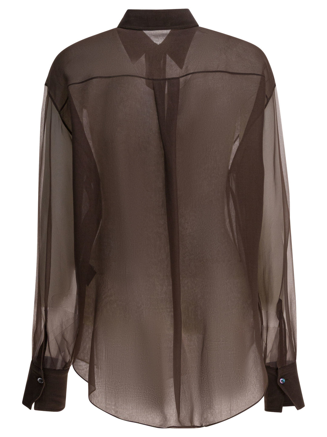 Brunello Cucinelli Crispy Shirts - Brown | 48fa70c5f34ada0f613f948e72dad7ea175913af