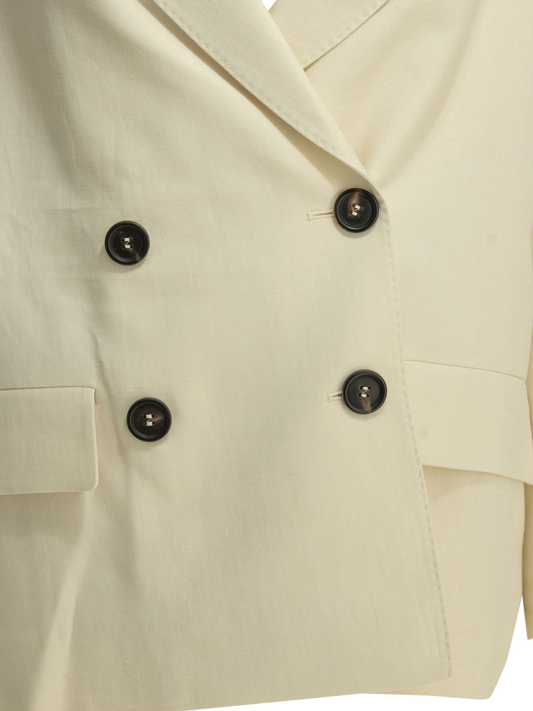 Brunello Cucinelli Fluid Jackets and Coats - White | 49b4f60d82d536fa039f1c1c2abce89feb50ca44