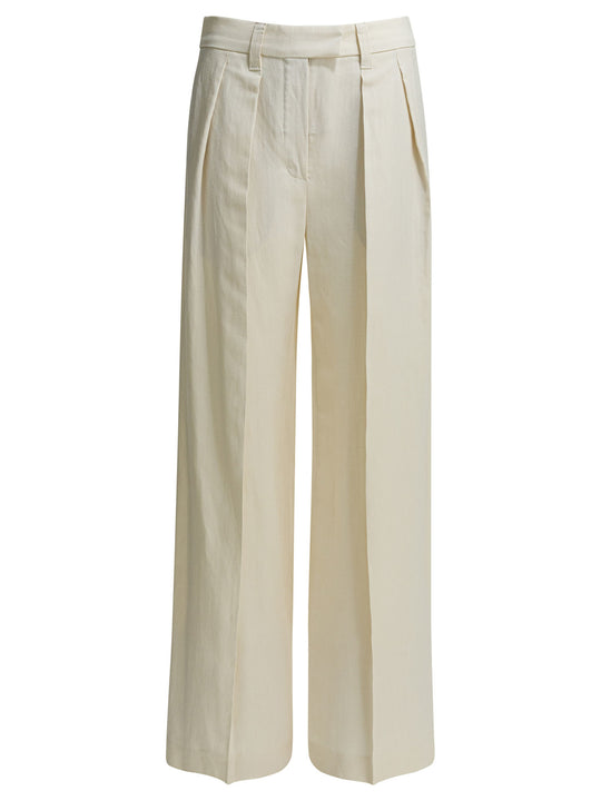 Tailored Pants Trousers White