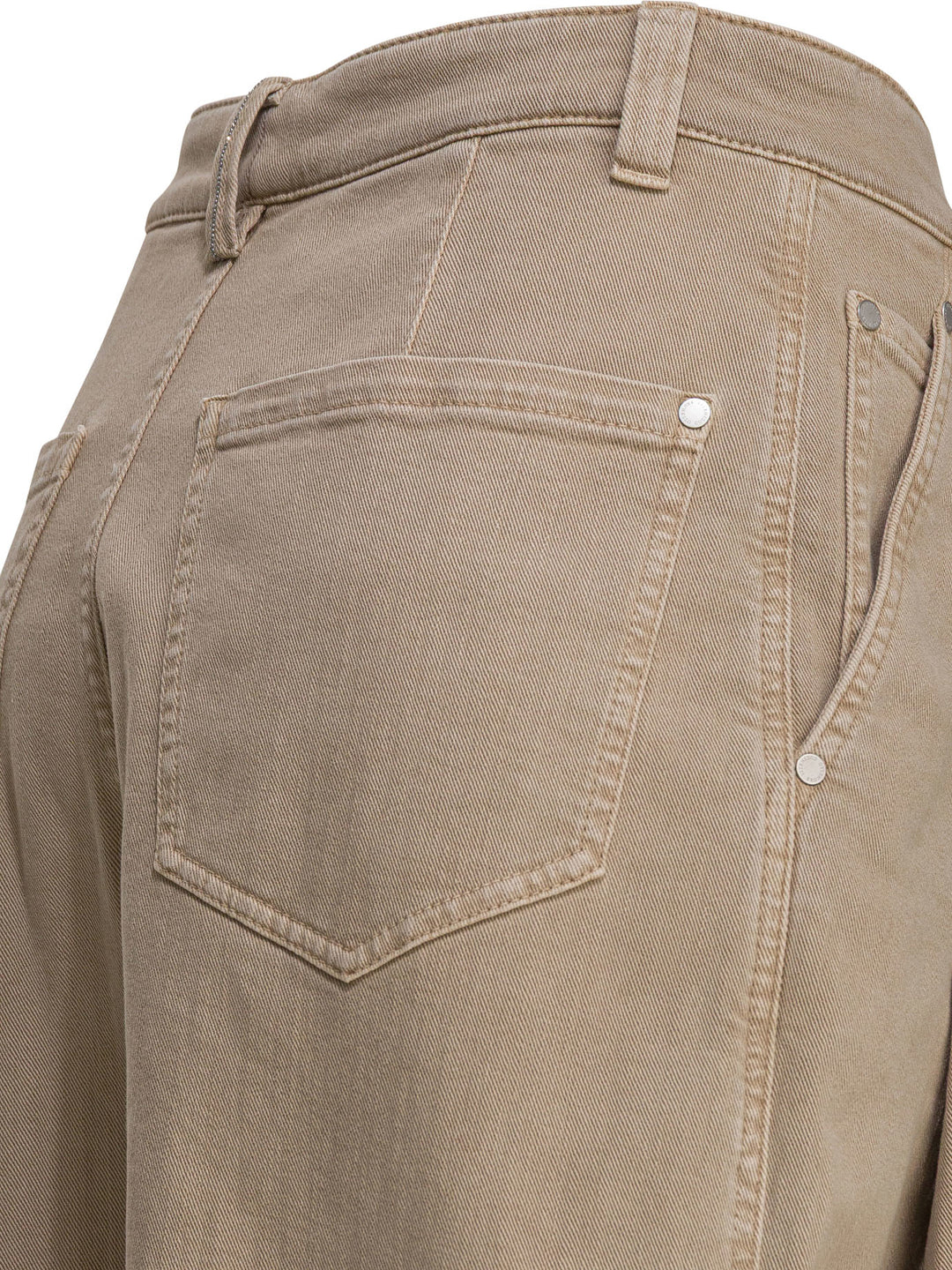 Brunello Cucinelli Wide Leg Jeans - Beige | c986fdce085149a3693b4a0c17448dcc71341e5f