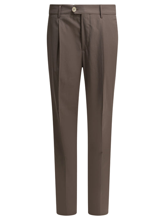 Tailored Pants Trousers Brown