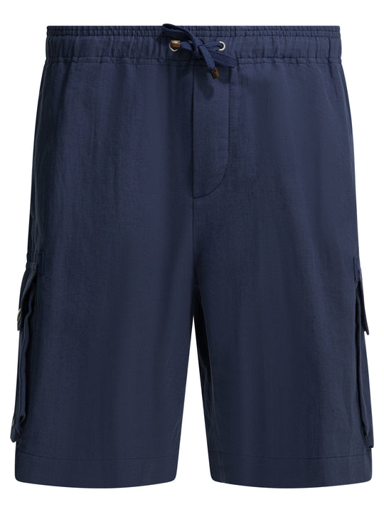 Short Cargo Shorts Blue